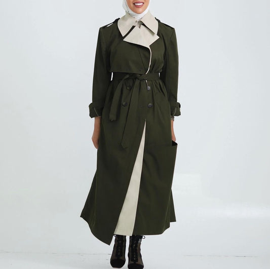 Olive Trench Coat